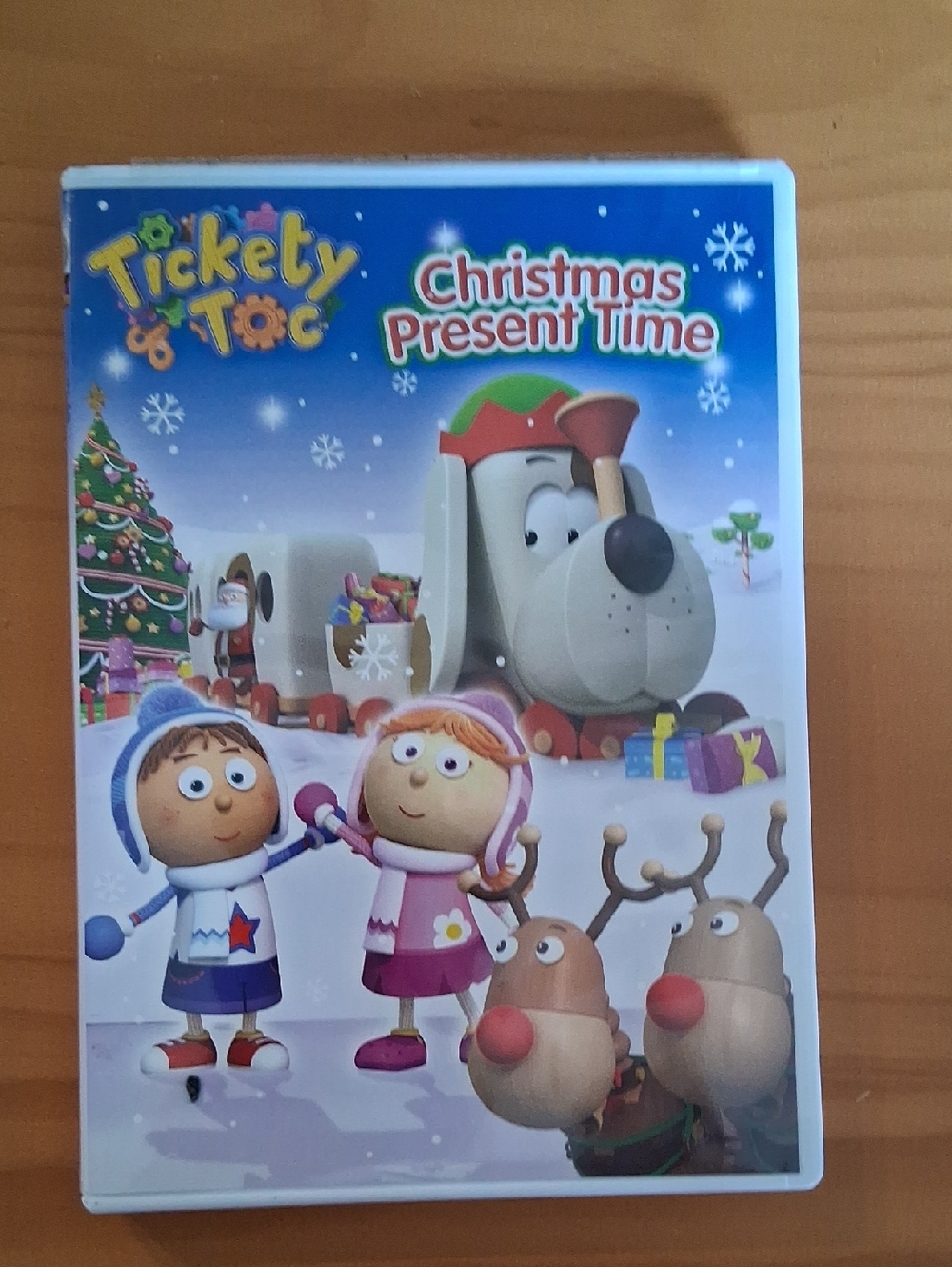 Christmas Present Time DVD - Kids Holiday Movie (Blue, White)